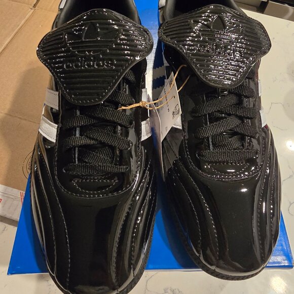 adidas Originals Samba LT MENS SIZE 10 WOMENS 11 PATENT BLACK NWT JI2707 NEW - Picture 5 of 16